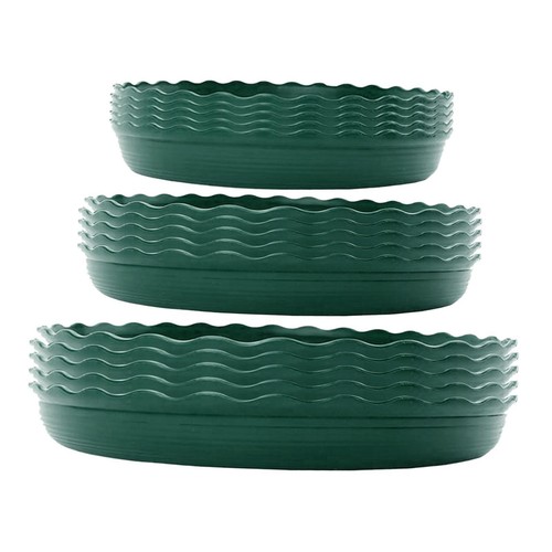Flower pot drainage tray - pot, set