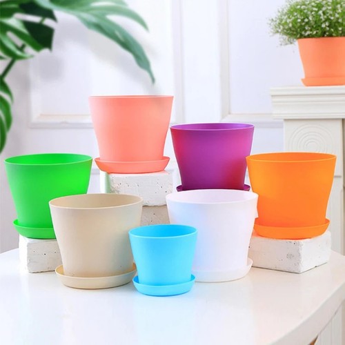 Plastic plant pot - pot, with