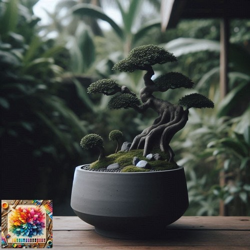 Minimalist bonsai pot - minimalist, bowl