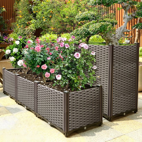Planter raised bed herb - planter,