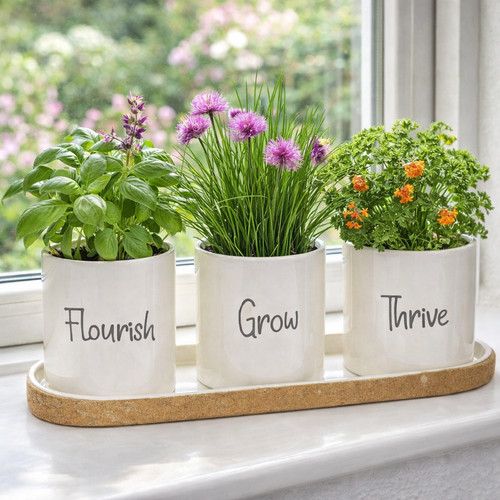 Indoor herb planter - herb,
