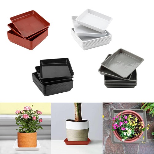 Square planter trays - square,
